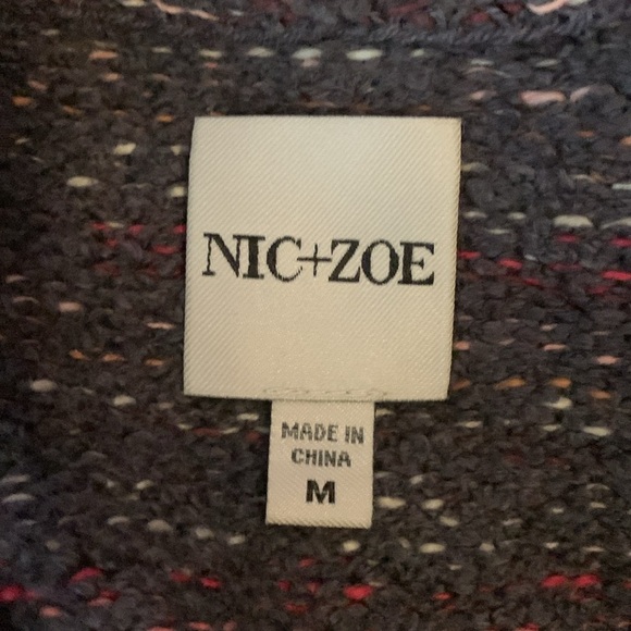 Nic + Zoe, Medium, Long Sleeve Sweater Cardigan - Picture 6 of 8